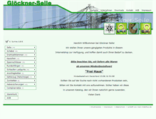 Tablet Screenshot of gloeckner-seile.de